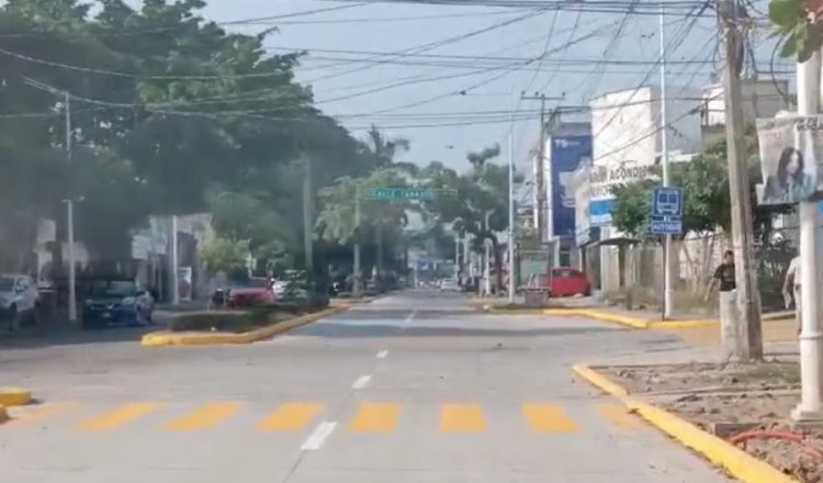 Reabren circulación en tramo de Méndez a Ruiz Cortines en Usumacinta