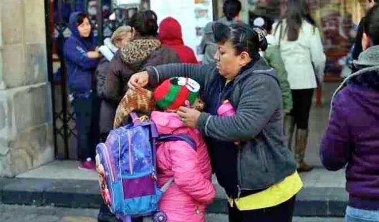 Ante Frente Frío 27, deja Nuevo León a decisión de padres asistencia de alumnos a escuelas