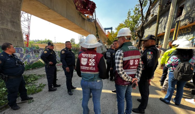 Arremete oposición contra Morena por caída de estructura del Tren Interurbano