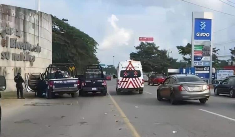 Mujer pierde la pierna tras accidente en la Villahermosa–Teapa