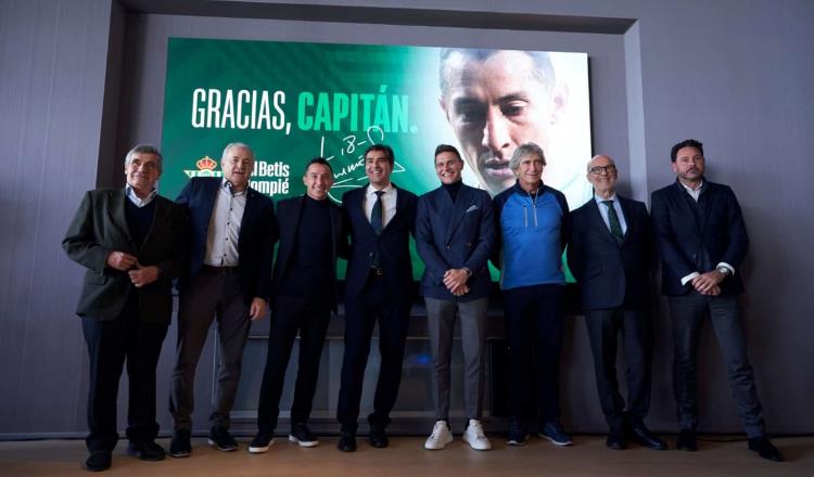 Guardado se despide del Betis y entrega gafete de capitán