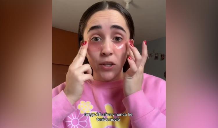 Joven confiesa en TikTok que a sus 28 años nunca ha tenido novio 