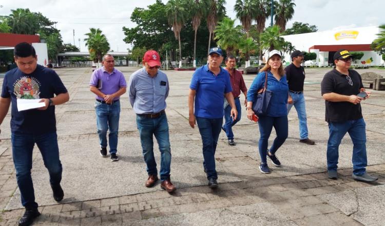 Supervisan condiciones del Parque Tabasco