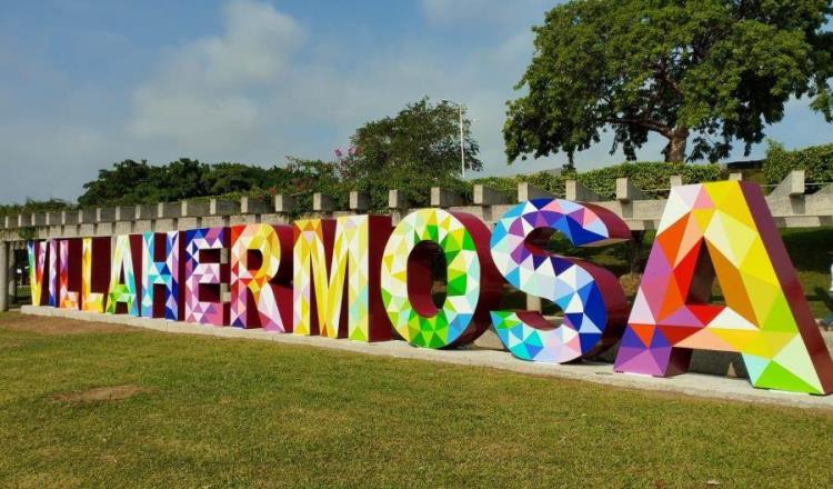 Inauguran letras de "Villahermosa" en La Choca