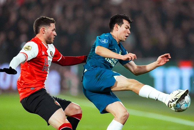 Feyenoord de Santi Gimenez elimina al PSV del ´Chucky´ de la Copa de Países Bajos 