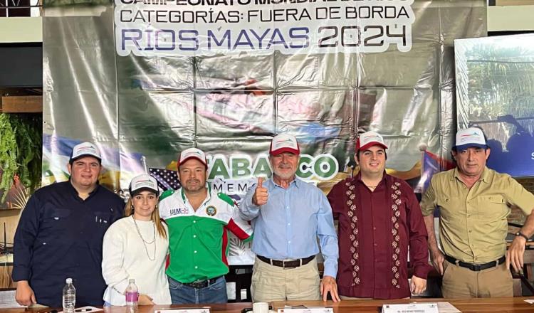 Tenosique y Zapata, sedes del 1er Campeonato Mundial de Ríos Mayas de Motonáutica en la historia de Tabasco