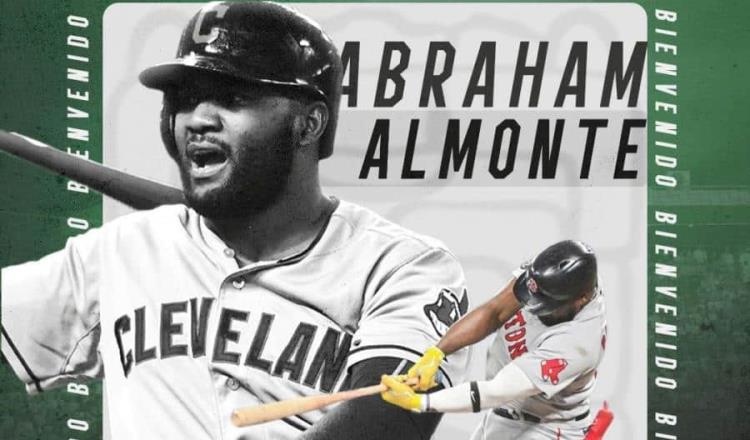 Ex big leaguer, Abraham Almonte, nuevo jugador de Olmecas de Tabasco