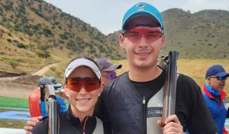 Gaby Rodríguez y Luis Gallardo, ganan medalla de bronce en Copa del Mundo de Tiro