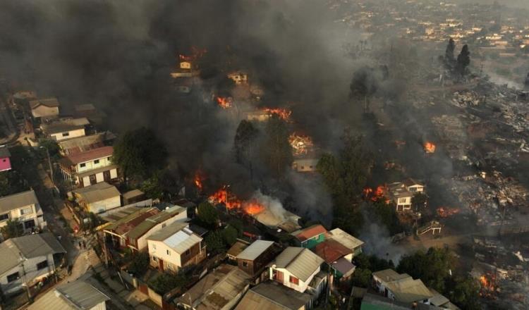 Incendios forestales en Chile pudieron haber sido provocados; van 64 muertos