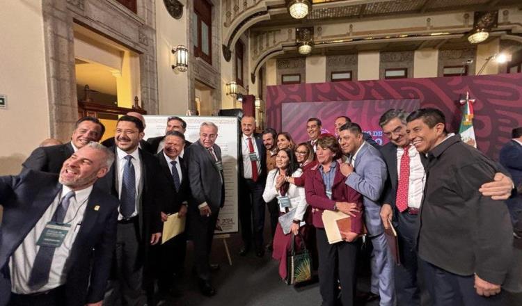 La mejor forma de conmemorar la Constitución: Gobernadores de la 4T respaldan reformas de AMLO