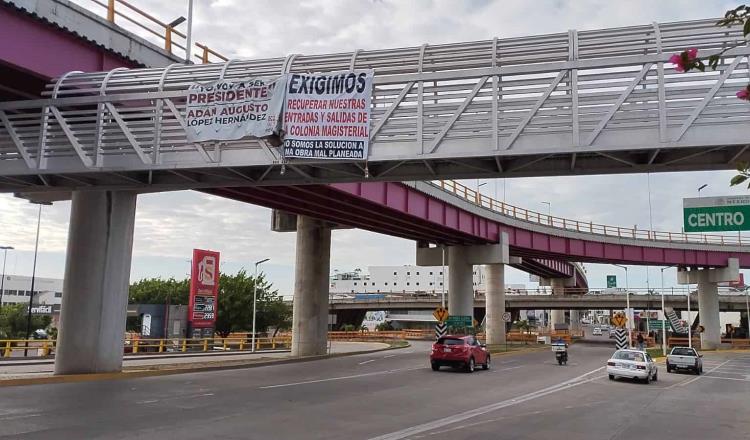 Exigen recuperar entradas y salidas en La Magisterial