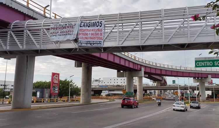 Vecinos de la Magisterial enfrentan viacrucis en sus accesos