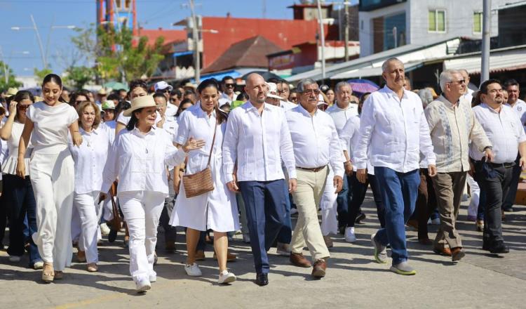 Desde Tenosique, Merino encabeza la Marcha de la Lealtad