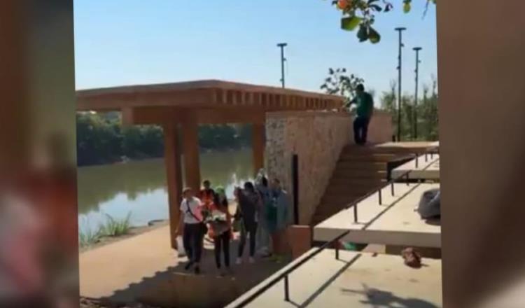 Ambientalistas realizan brigada de limpieza en el nuevo malecón ante acumulación de basura