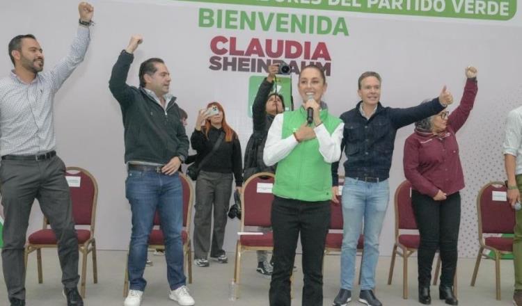 PVEM otorga constancia a Sheinbaum como candidata a la Presidencia