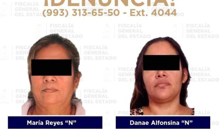 Ratifican prisión preventiva contra 2 mujeres acusadas de secuestro en Macuspana