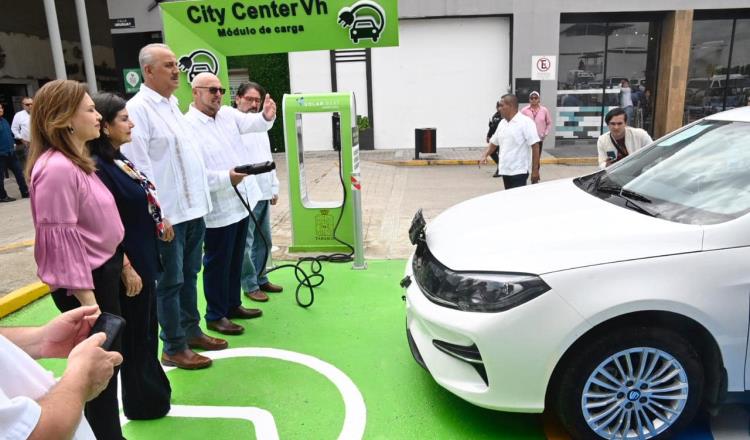 Inauguran en Villahermosa primera electrolinera de Tabasco