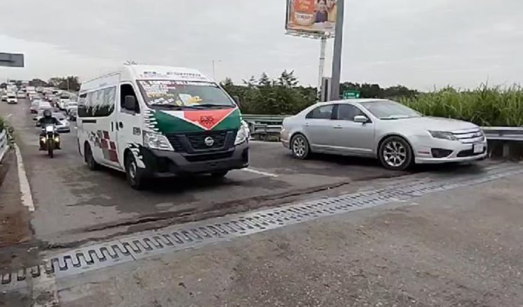 Nueva separación en puente La Pigua, genera caos todos los días