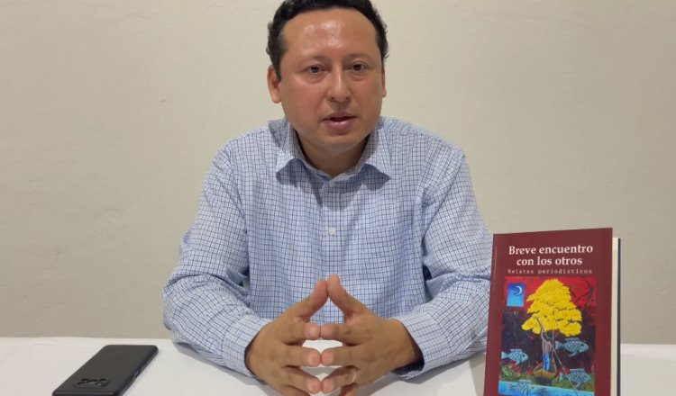 Kristian Cerino presenta su libro ´Breve Encuentro con los Otros. Relatos Periodísticos´ en Jalpa