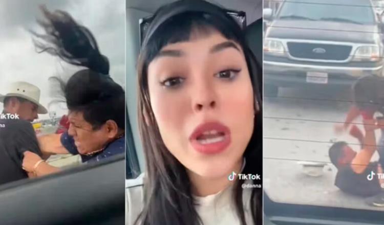 Danna Paola queda en medio de pelea de comerciantes en Tijuana