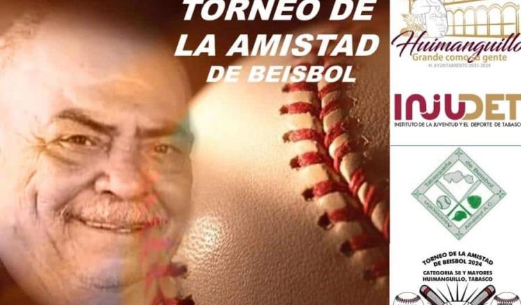 En homenaje a expelotero Manuel Leal, celebrarán "Torneo de la Amistad de Beisbol" en Huimanguillo