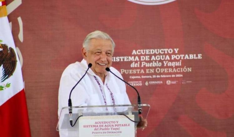 Encargará AMLO compromisos de justicia con pueblo Yaqui a quien lo suceda