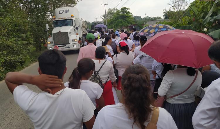 Con marcha exigen paz en Huimanguillo