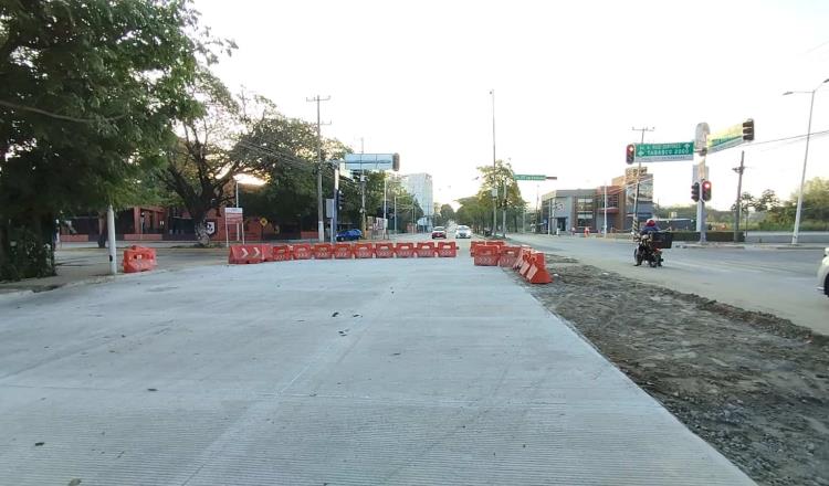 Concluyen trabajos de pavimentación en Paseo Usumacinta tras obras del acueducto