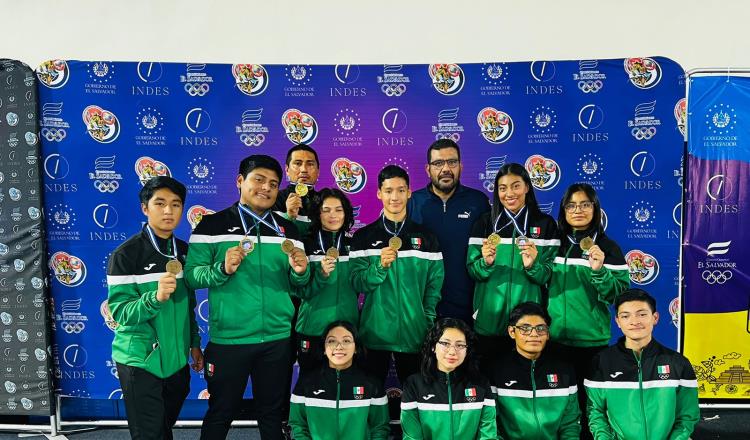 Tabasqueños ganan 8 medallas en Campeonato Centroamericano de Karate en El Salvador