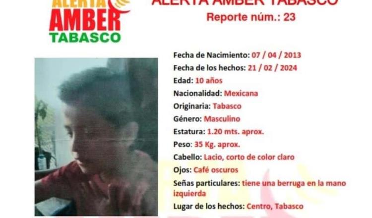 Activan Alerta Amber por tres menores desaparecidos en Tabasco