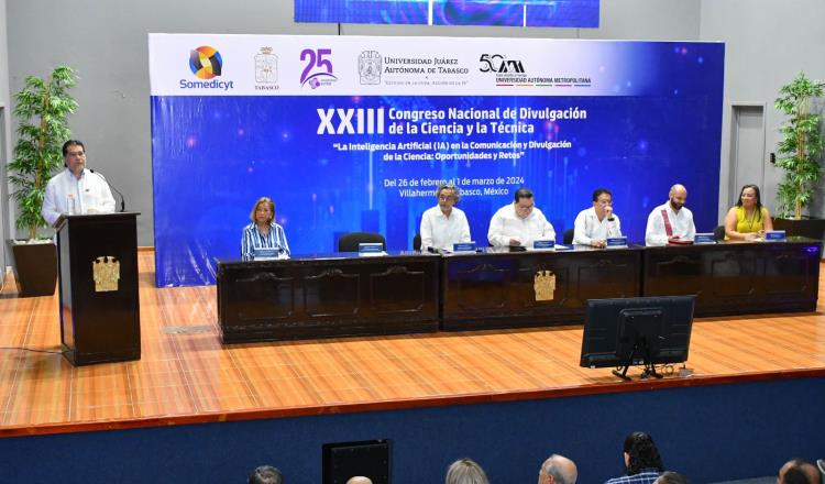 Discutirán retos de ciencia, tecnología e IA en Congreso Nacional de Divulgación en Tabasco