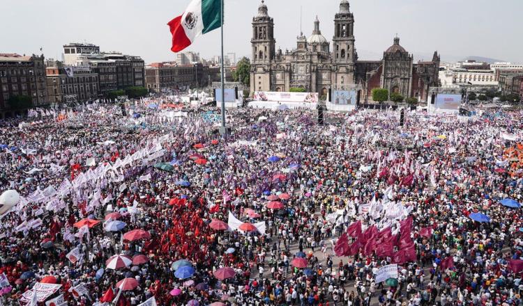 Inicio de campaña de Sheinbaum reunió 350 mil personas: Segob CDMX