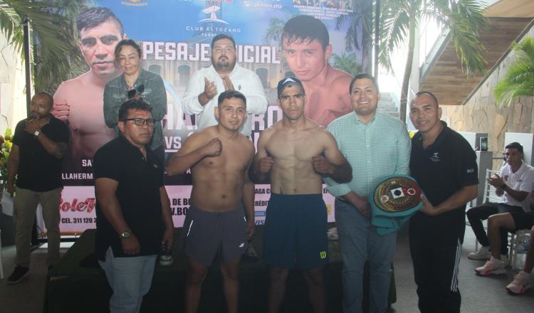 ´Chano´ y ´Chaneke´ superan la báscula y reportan todo listo para gran combate de hoy sábado Lienzo Charro