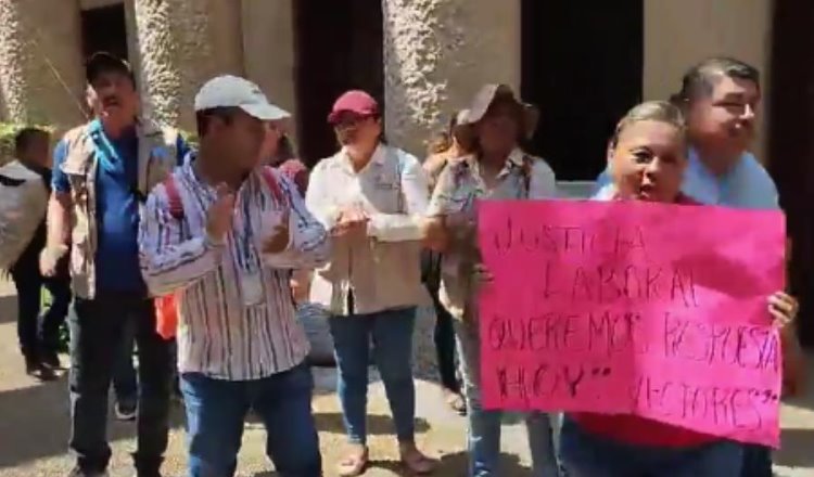 Protestan trabajadores de Salud; exigen aumento salarial o autorización de más de 200 bases