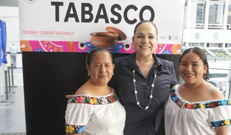 Participan 3 restaurantes tabasqueños en Encuentro de Cocineras y Cocineros Tradicionales en el Senado