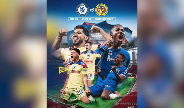 América vs Chelsea en partido amistoso el 31 de julio