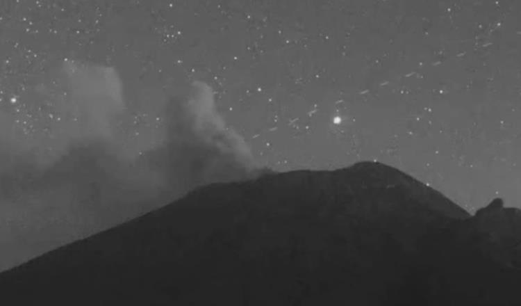 Captan misterioso avistamiento de luces en monitoreo del Popocatépetl