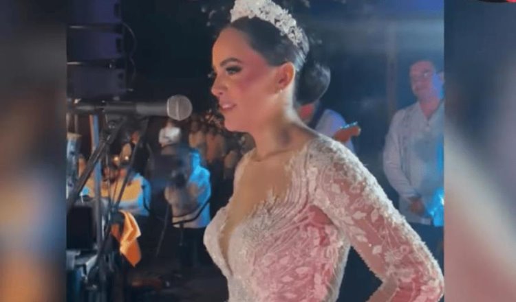 ¡Boda Con Sabor a Feria! Flor Tabasco 2019 se casa, da discurso y baila ´vueltecita y cadereo´