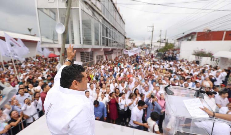 16 de marzo arranque de campaña de May en Paraíso, Comalcalco y Huimanguillo