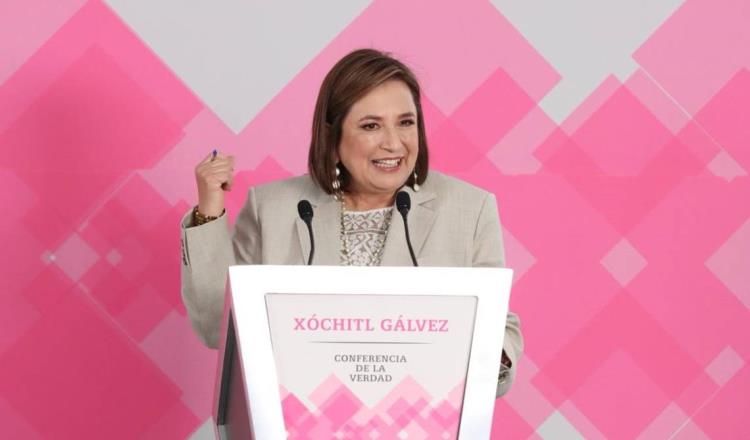 Él se ha comido "3 sapos" que le ha puesto Nahle en la mesa y no ha hecho gestos: Xóchitl a AMLO