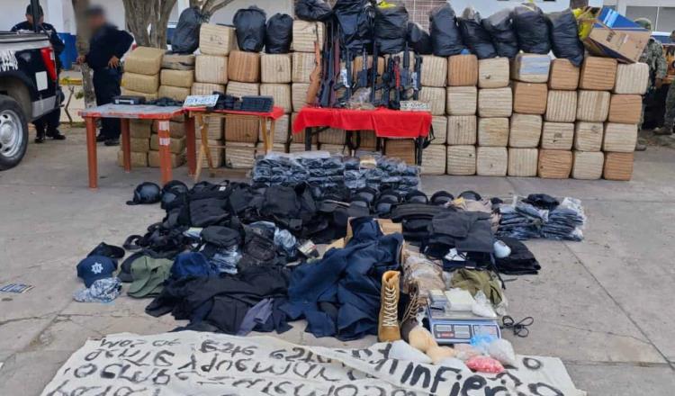 ¡Golpe al narco! Decomisan más de una tonelada de droga en fracc La Venta