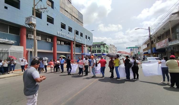 Con bloqueo en Méndez trabajadores de Salud piden cambiar cuotas sindicales al SINAITSA