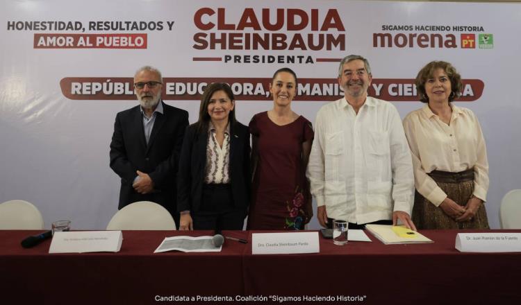 Presenta Sheinbaum eje "República educadora, humanista y científica"