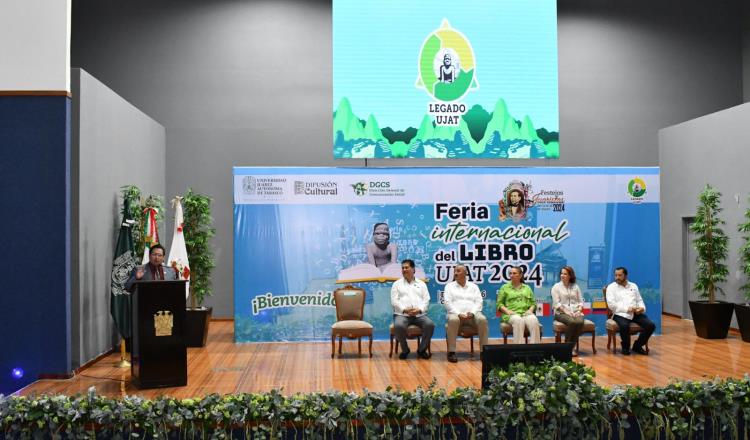 Inaugura UJAT Feria Internacional del Libro 2024