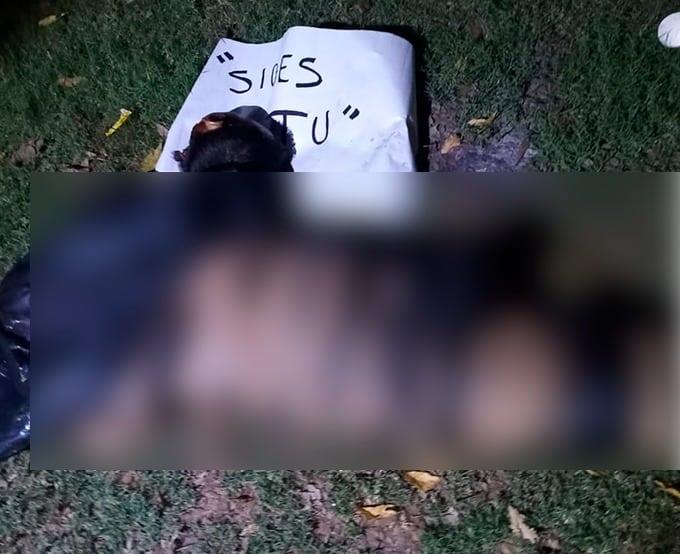 Hallan dos cuerpos decapitados envueltos en bolsas en Jalapa