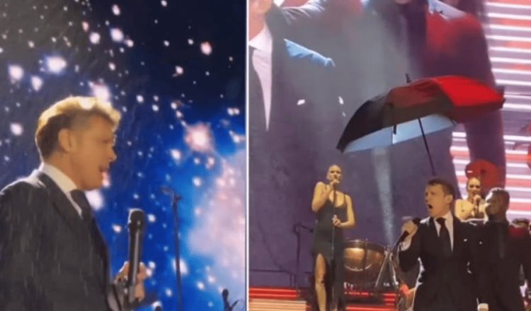 ¡Estafa! Gritan a Luis Miguel por suspender concierto en medio de una tormenta, en Argentina