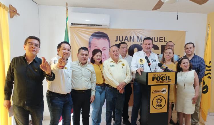 Fócil Pérez presenta a su equipo de campaña; lo encabeza Javier Cabrera