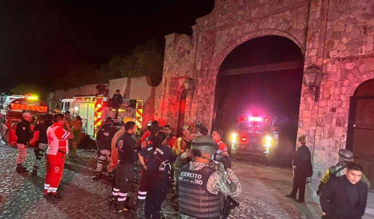 En plena boda, se incendia salón de fiestas en San Miguel de Allende