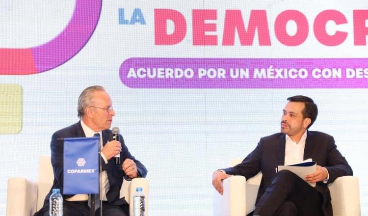 Firma Álvarez Máynez acuerdo de Desarrollo Inclusivo con Coparmex