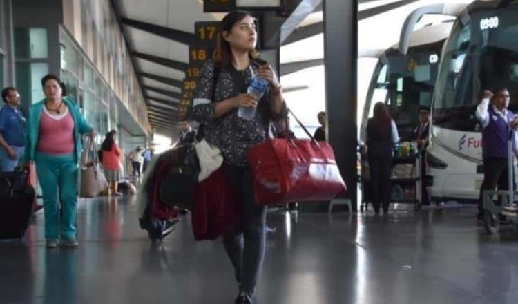 Ve Canapat aumento del 10% en movilidad de pasajeros en Tabasco